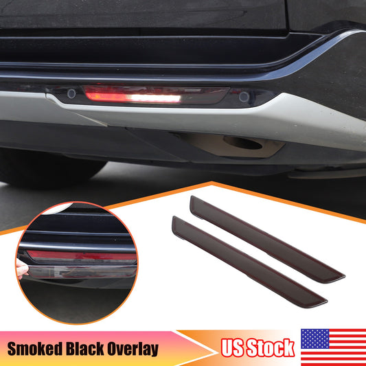 Smoked Rear Fog Tail Light Lamp Cover Trim For Range Rover Vogue L460 2023+ US 1