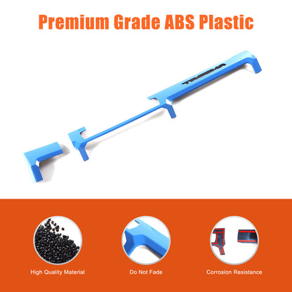 Blue ABS Console Center Dashboard Cover Trim For Toyota Tacoma SR SR5 2024-2025 14