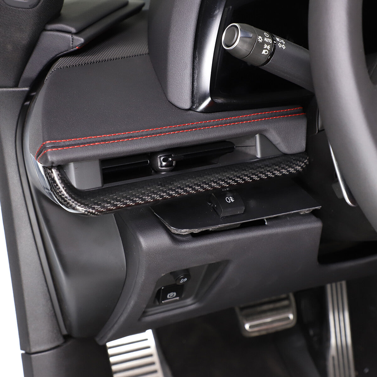 Real Dry Carbon Fiber Full Interior Center Set Trim Kit For Corvette C8 20-25 US - Styles 1-5 13