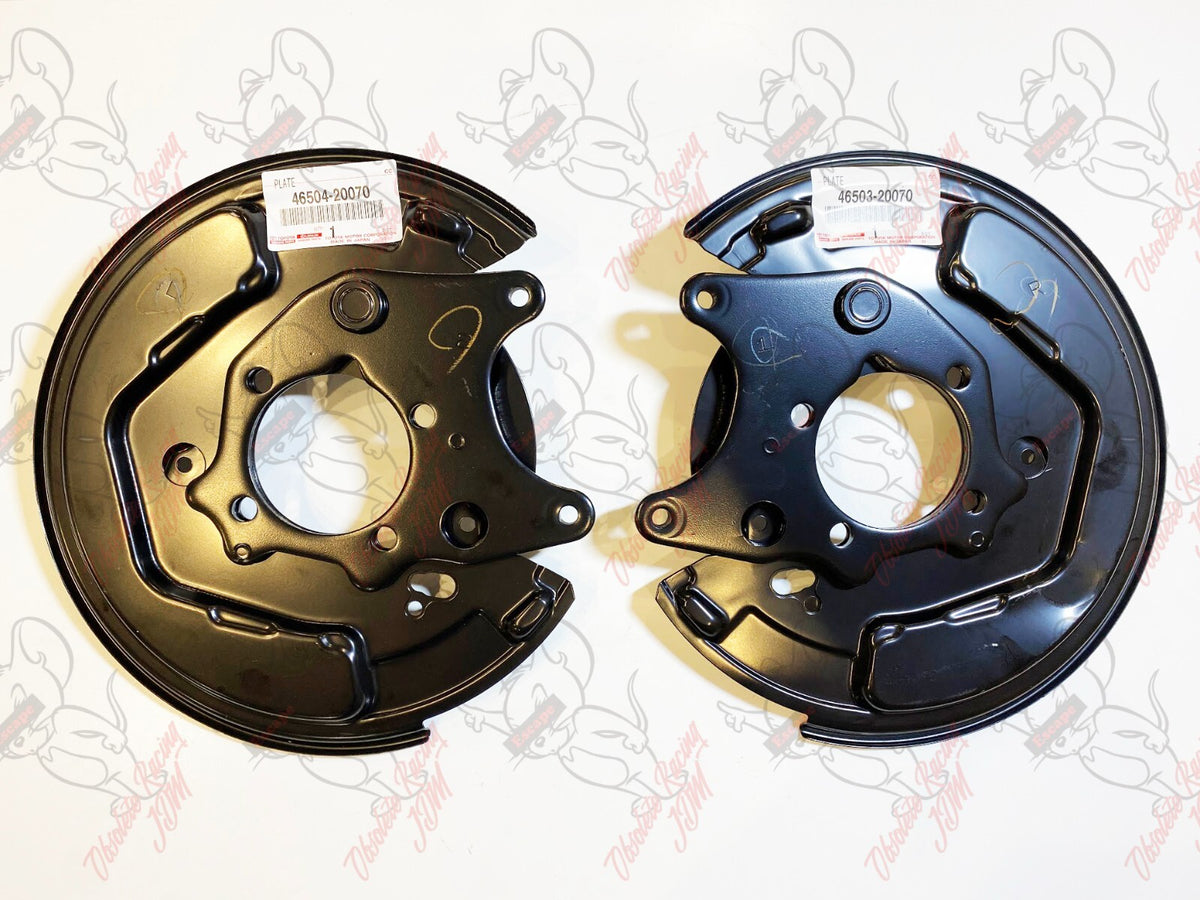 Toyota Corolla Celica Matrix Parking Brake Plate Subassembly LH & RH Set OEM 5
