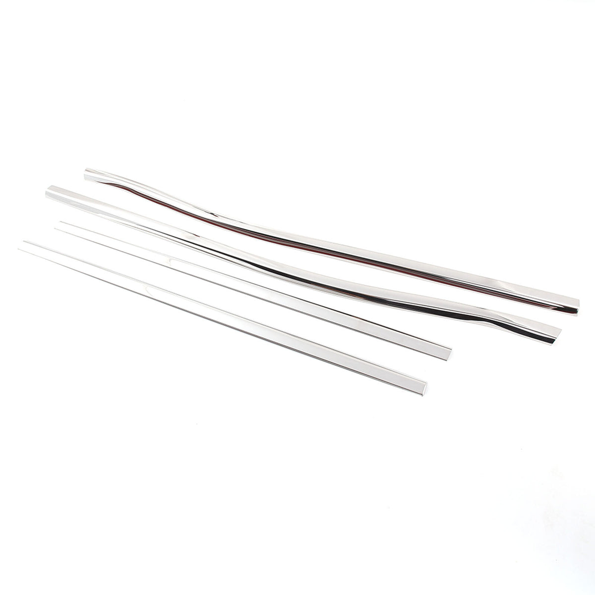 Stainless Steel Chrome Window Sill Trim Strip For Nissan Titan 2016-2024 14
