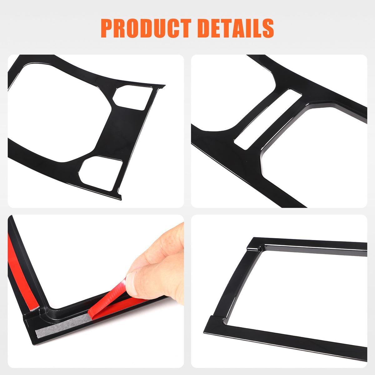 Glossy Piano Black Center Console Panel Trim For Land Rover Evoque L538 2012-18 7
