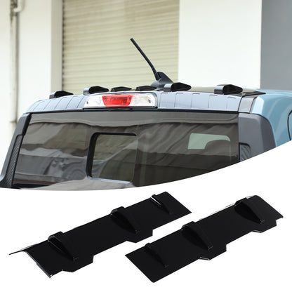 Glossy Piano Black ABS Rear Roof Spoiler Trim For Ford Maverick 2022+ US 7