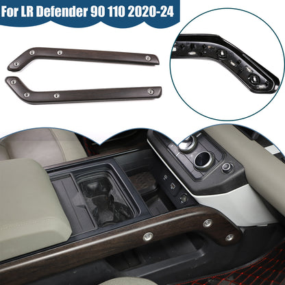 Replace ABS Oak Grain Center Console Gear Side Trim For LR Defender 2020-24 1