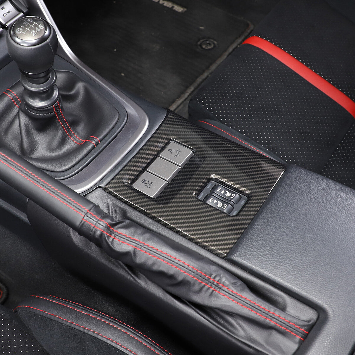 ABS Carbon Fiber Interior Center Console Trim Set Fits For GR86/BRZ 2022-2025 US - Variants 1-5 31