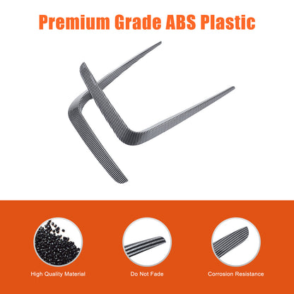 Carbon Fiber ABS Front Bumper Side Air Vent Trim For BMW G22 G23 M Sport 20+ 10
