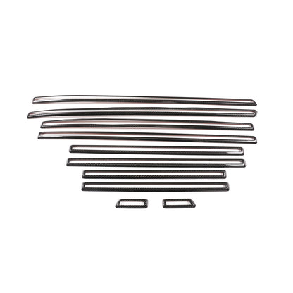 Real Carbon Fiber Side Door Body Molding Trim For Benz G W463 G350 G55 G63 19-21 4