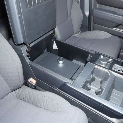 Electronic Fingerprint Lock Center Console Safe Box For Toyota Tundra 2022+ US 2