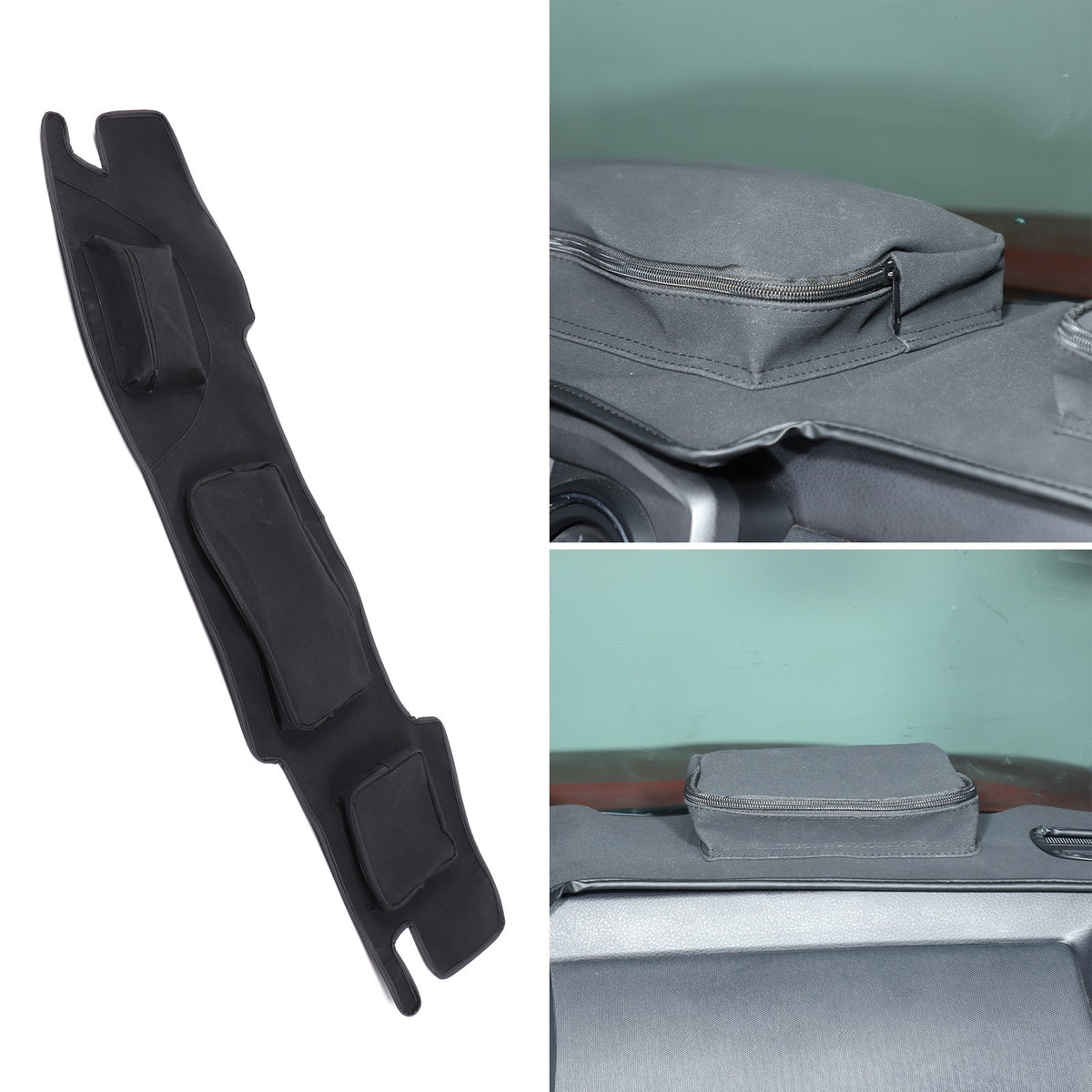 Interior Center Console Dashboard Storage Bag For Toyota Tacoma 2016-22 US 17
