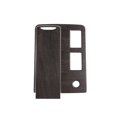 Oak Grain Center Gear Shift Cover Trim for Land Rover Discovery 5 2020-21 2