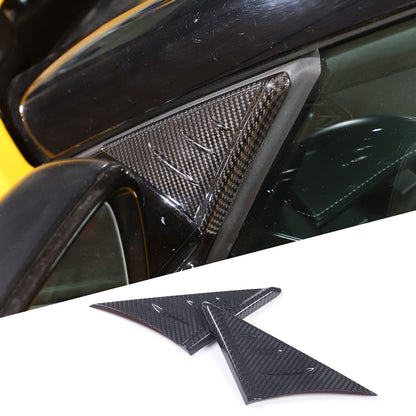 Real Carbon Fiber anti-wind buffeting deflector for Totota Supra MK5 A91 19-24 2