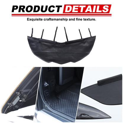 PU Leather Car Bonnet Hood Bra Wind & Bug Deflectors For Corvette C8 2020-26 US 8