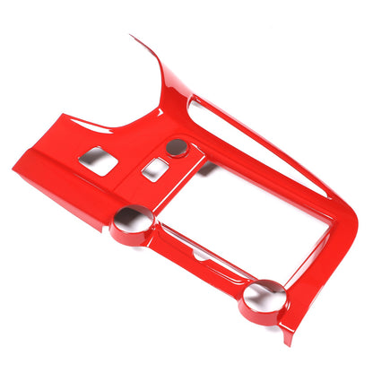 Sport Red ABS Center Console Air Vent Trim Set For Corvette C7 2014-2019 5