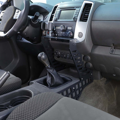 Center Molle Panel Digital Device Mount Clip For Nissan Frontier D40 2009-2017 1