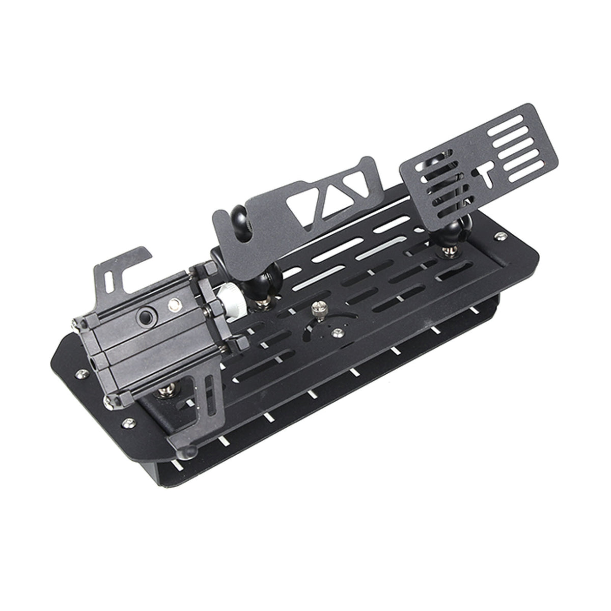 Dashboard mobile phone bracket Holder storage box Tray For Toyota Tundra 2022-26 7