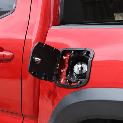 Flower Door Fuel Tank Cover W/ Lock Gas Cap Tank Trim For Toyota Tacoma 16-22 US 3