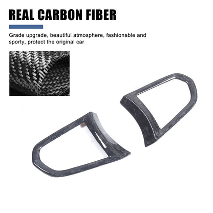 Forged Real Carbon fiber Steering Wheel Button Cover Trim For Lotus EMIRA 21-25 4