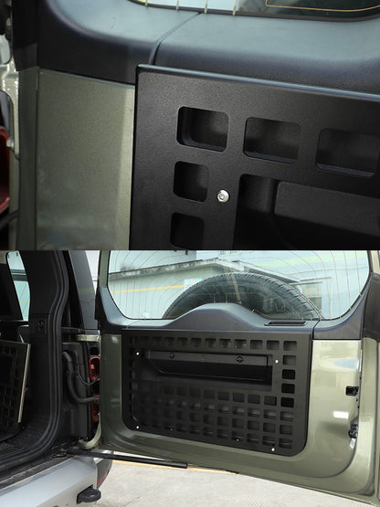 Rear Door Tailgate Table Storage Shelf Molle Panel For LR Defender L316 20+ 15
