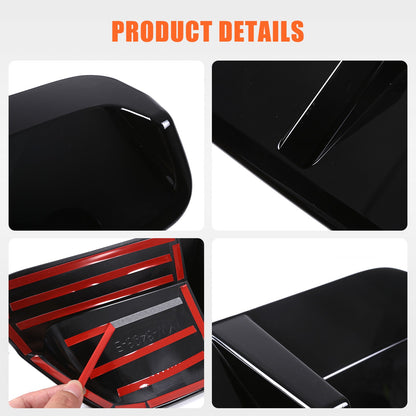 Piano Black Rear Lower Bumper Side Spoiler Trim For BMW X1 U12 23+ Sport US 6