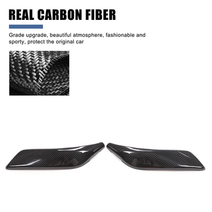 Real Carbon Fiber Inner Door Handle Trim For BMW 1 2 Series E81 E82 F22 14-19 US 6