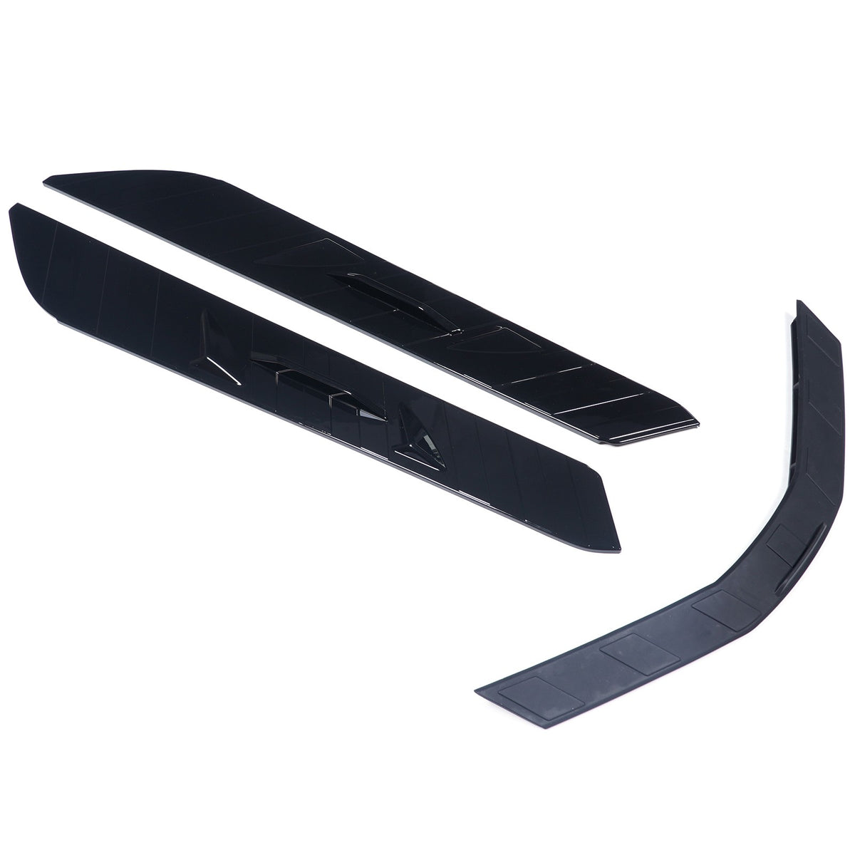 ABS Piano Black Rear Hood Wash Waterproof Trim Cover For Corvette C8 2020+ 9