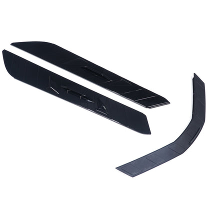 ABS Piano Black Rear Hood Wash Waterproof Trim Cover For Corvette C8 2020+ 9