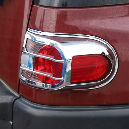 Chrome Silver Rear Tail Light Lamp Cover Trim For 2007-2014 Toyota FJ Cruiser 23