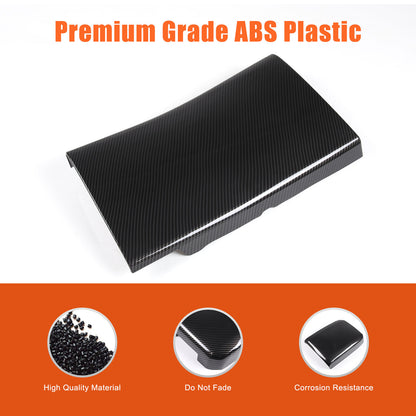 ABS Carbon Fiber Co-pilot Storage Glove Box Cover Trim For C8 Corvette 2020-2026 22