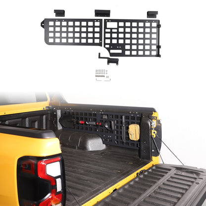 Right Side Tailgate Molle Panel Trunk Bed Storage Organizer For Ford Ranger 24+ 6