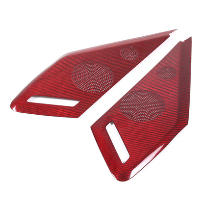 Red Real Carbon Fiber Interior Full Decor Cover Trim Kit for Corvette C8 2020-25 - Variants 31-32 4