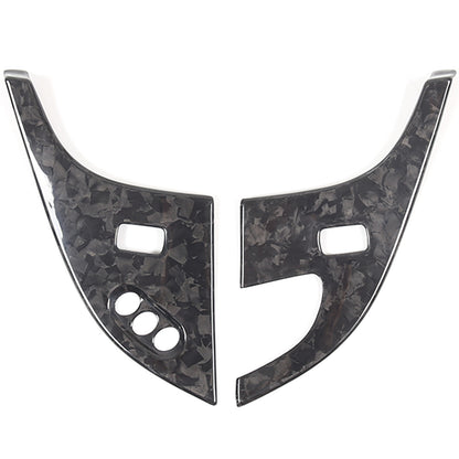 Forged Real Carbon Fiber Interior Door Lock Panel Trim For Corvette C6 2005-2013 11