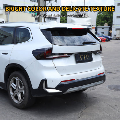 Smoked Black Rear Tail Light Guard Decor Cover Trim For BMW X1 iX1 U11 2023+ US 19