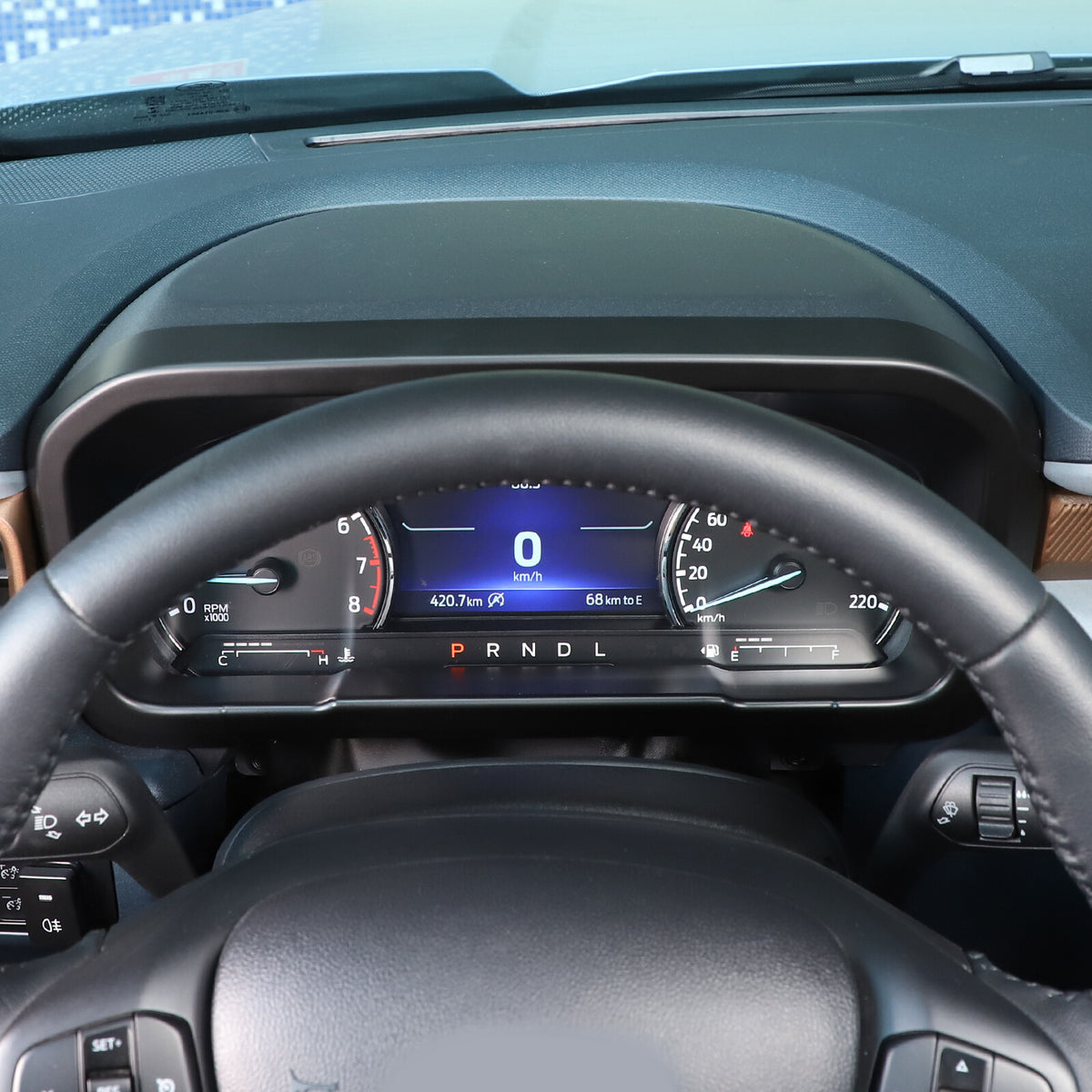 Matte Black Full Interior Set Panel Decor Cover Trim Kit For Ford Maverick 22-24 43