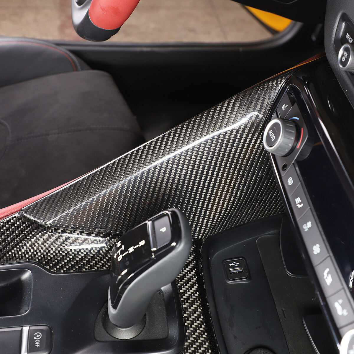 Real Carbon Fiber Full Interior Set Decor Trim Kit For Toyota Supra A90 MK5 19+ 58