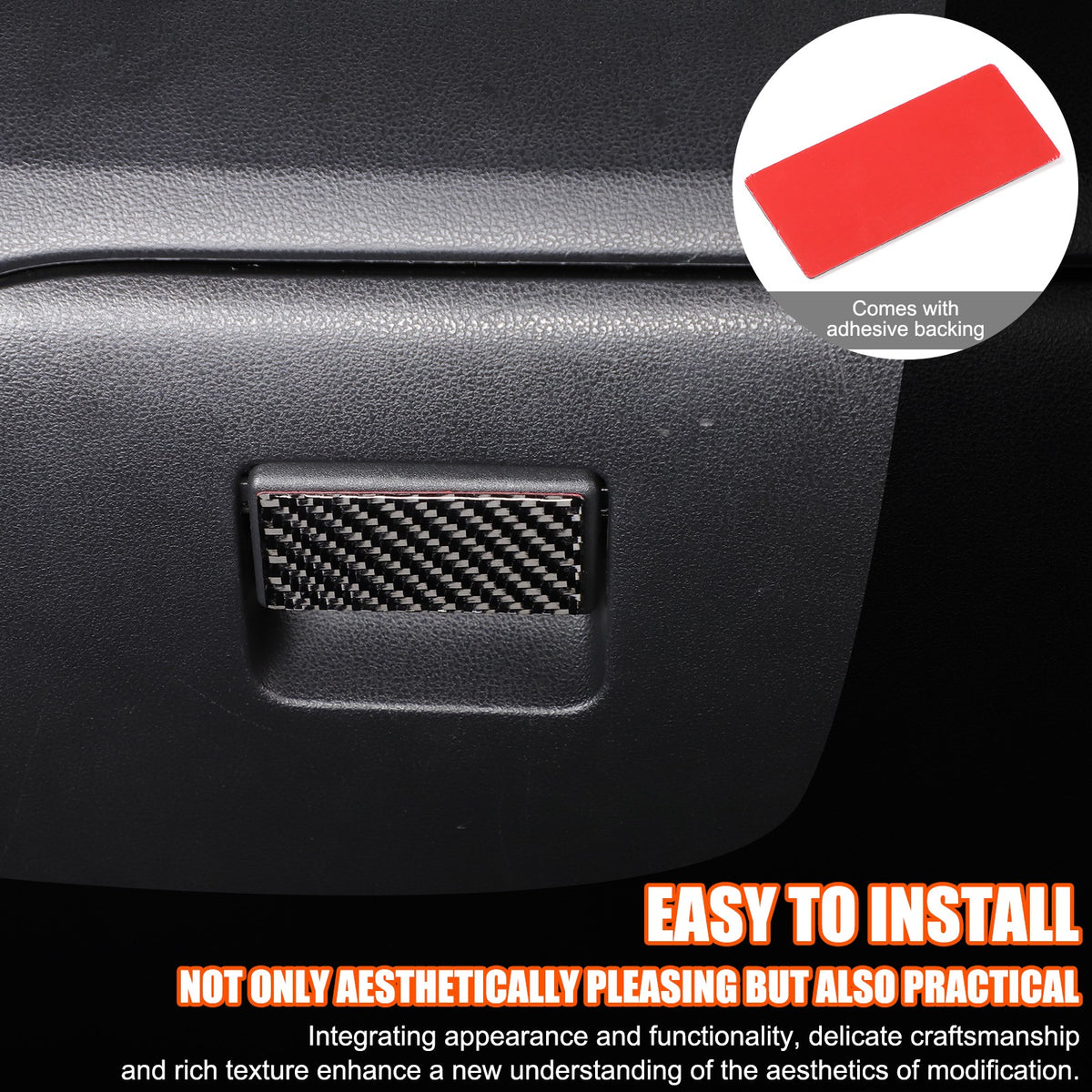 Soft Carbon Fiber Interior Center Console trim Sticker For Nissan Juke 2011-2019 3
