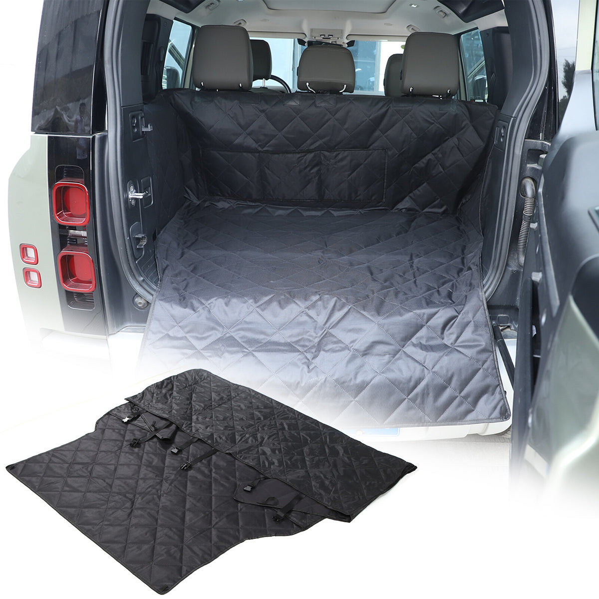 Pet Dog Seat Cover Car Back Seat Protector Hammock Mat For LR Defender 110 20-24 2