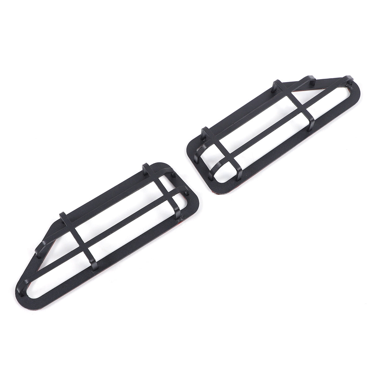 Black Steel Front Turn Signal Light Cover Trim For Honda Pilot 2003-2008 7