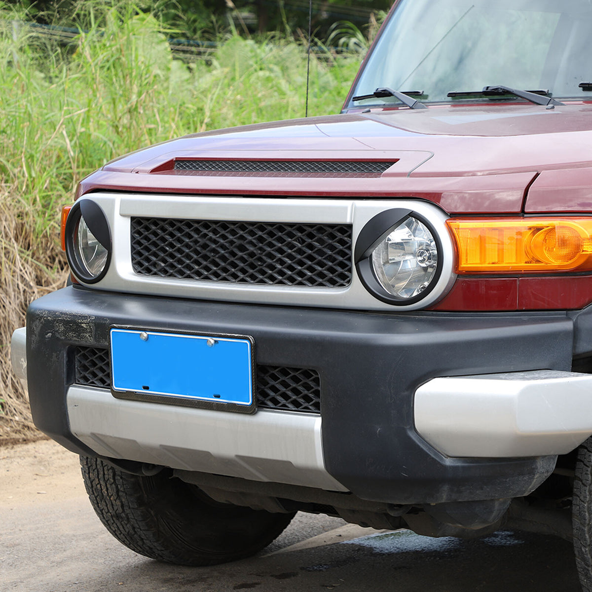 Matte Black ABS Full Exterior Cover Trim Set For Toyota FJ Cruiser 2007-2021 25