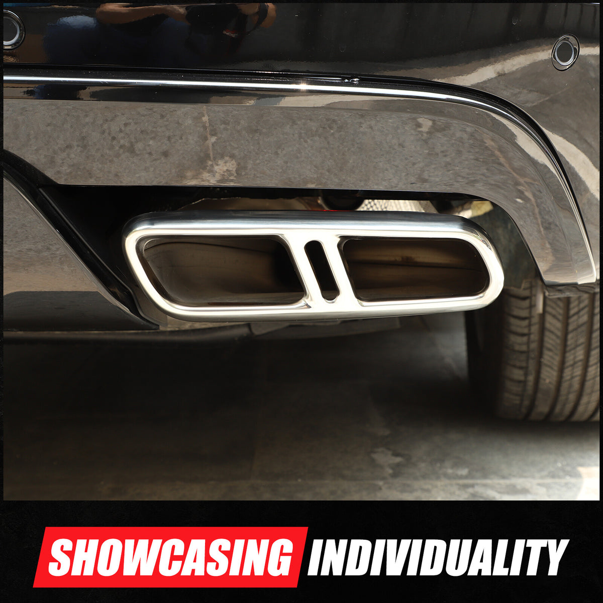 ABS Rear Exhaust Muffler Tail Pipe Cover Trim For Range Rover Sport 2023+ US 18
