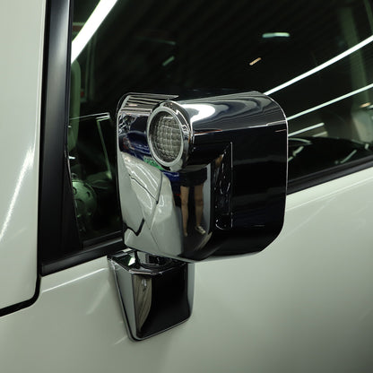 Chrome ABS Side View Mirror Shell Cover Trim For Toyota FJ Cruiser 2007-21 7