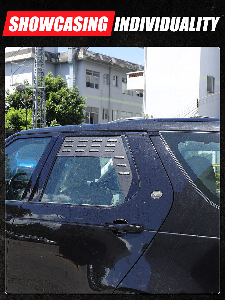 Rear Door Window Louver Air Vent Panel Trim Cover For Land Rover Discovery 5 17+ 19