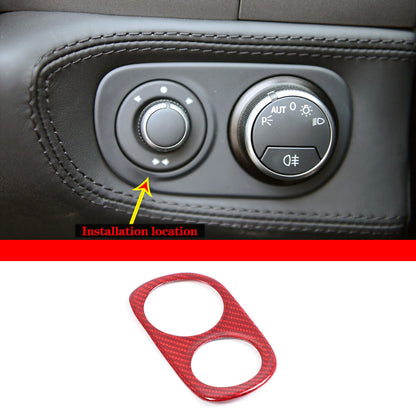 Red Real Carbon Fiber Center Interior Set Cover Trim Kit For Ferrari 458 2011-16 27