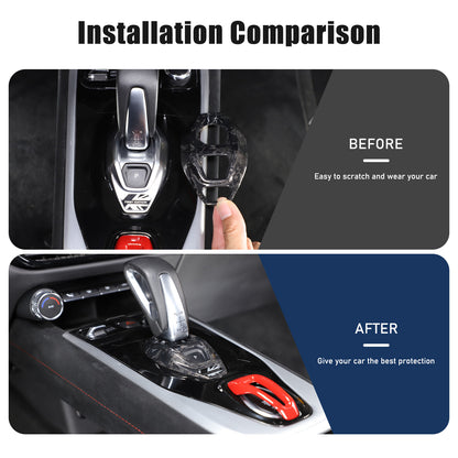 Forged Carbon Fiber Console Gear Base Cover Trim For Lotus Emira V6 I4 2023-2025 13