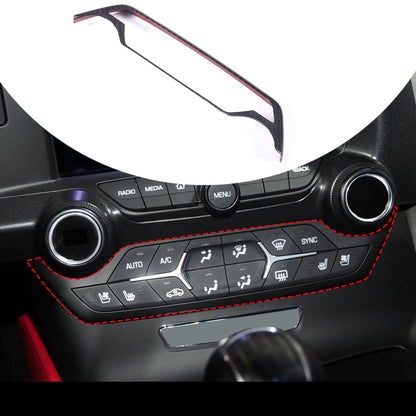 Real Carbon Fiber Interior Dashboard Trim Cover Decor Kit For Corvette C7 14-19 227