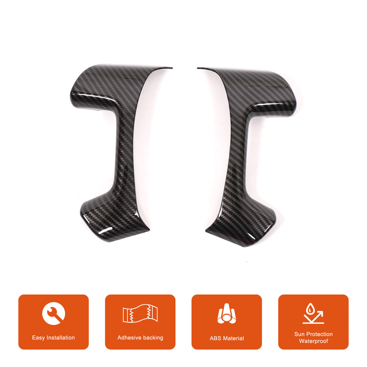 ABS Carbon Fiber Interior Decor Trim Cover For Cadillac Escalade 2007-14 43
