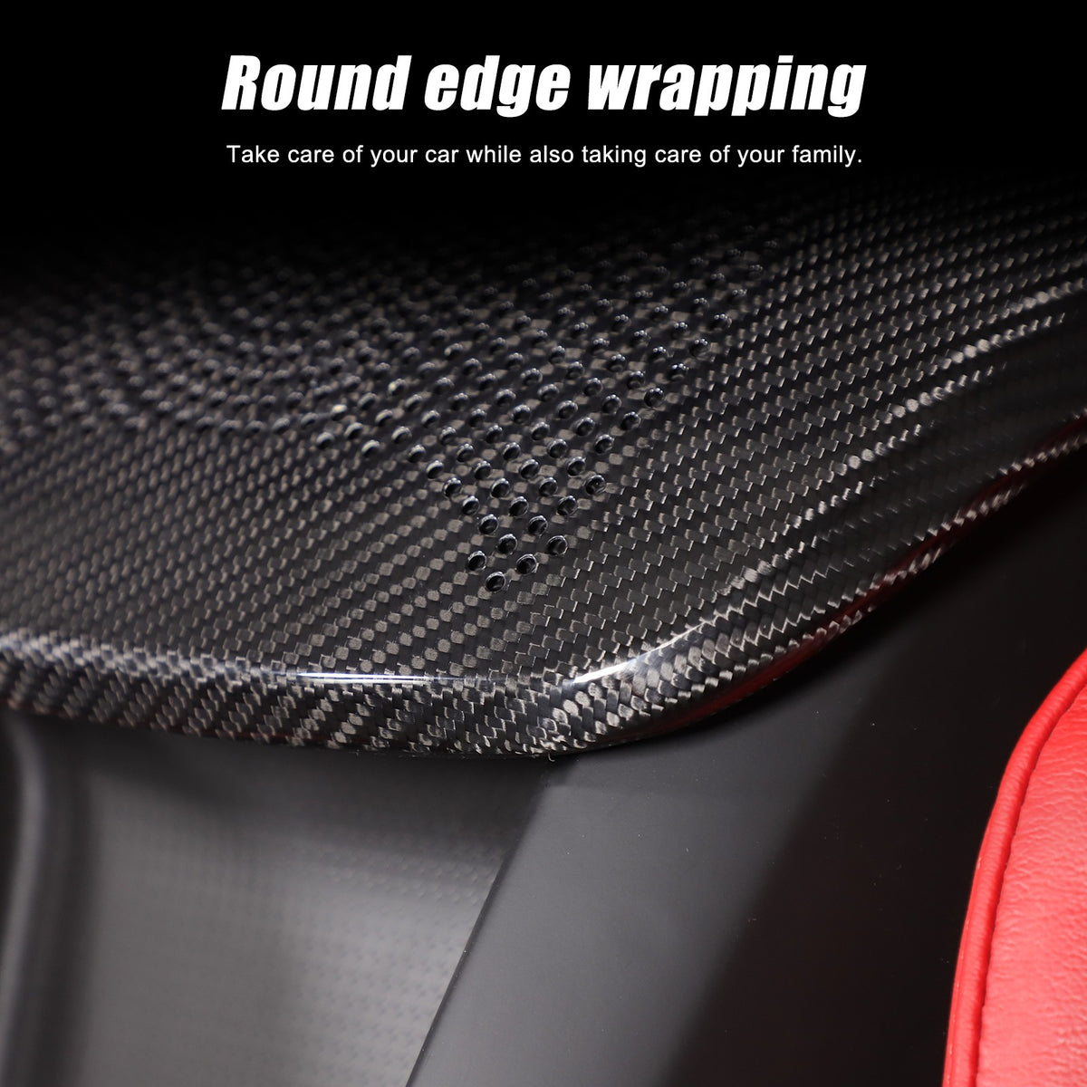 Real Carbon Fiber Rear Waterfall Speaker Grille Trim For Corvette C8 Z51 20+ US 7