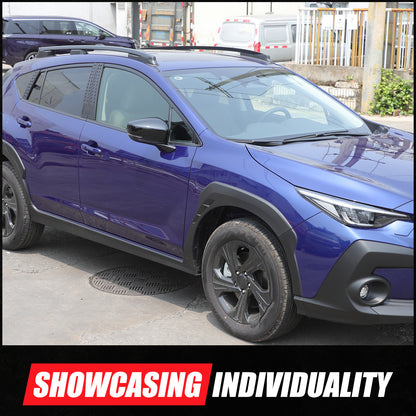 US Flag Alloy Window Center Pillar Trim Panel For Subaru Crosstrek 24+ 11