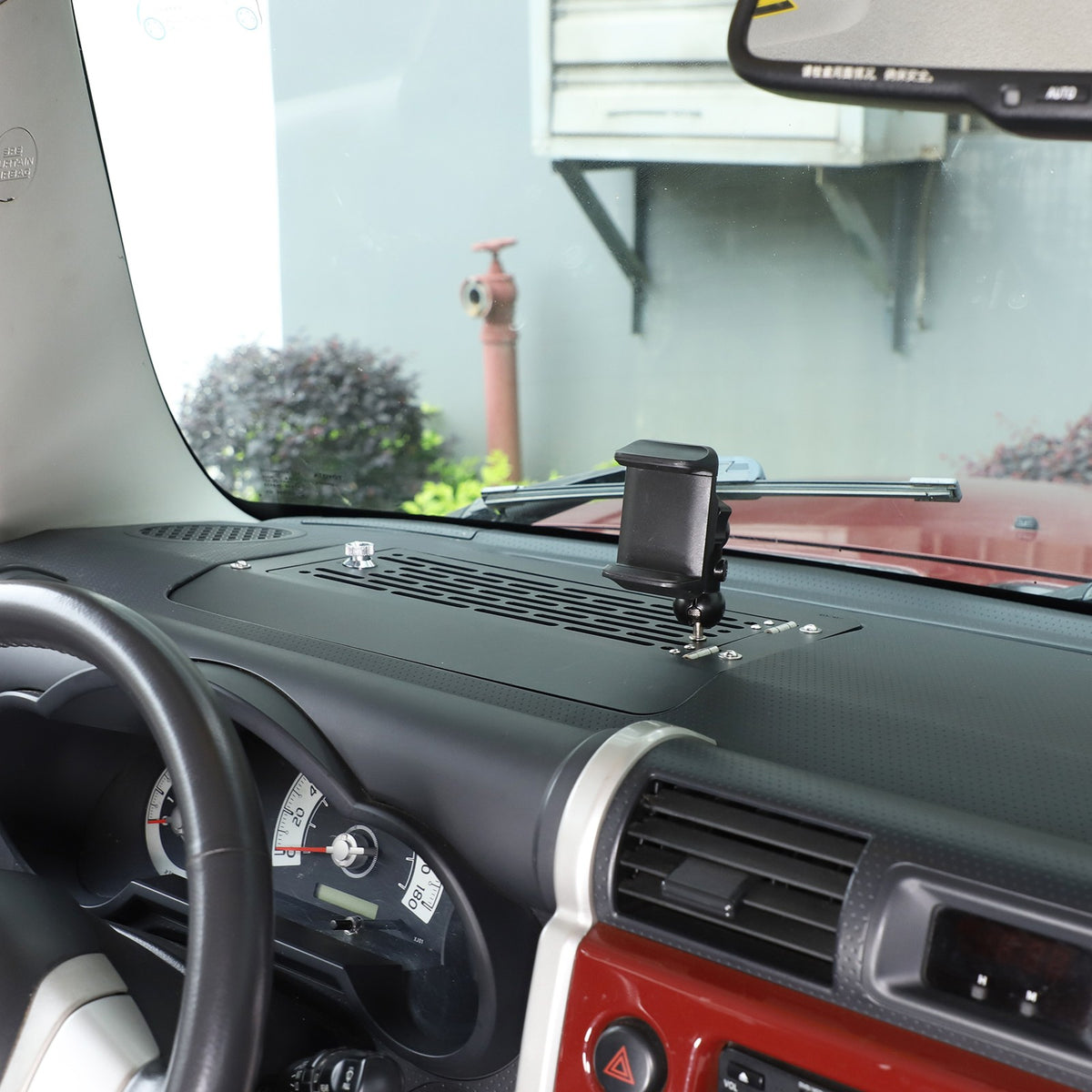Phone Holder Clip with Dashboard Password Box For Toyota FJ Cruiser 2007-21 16