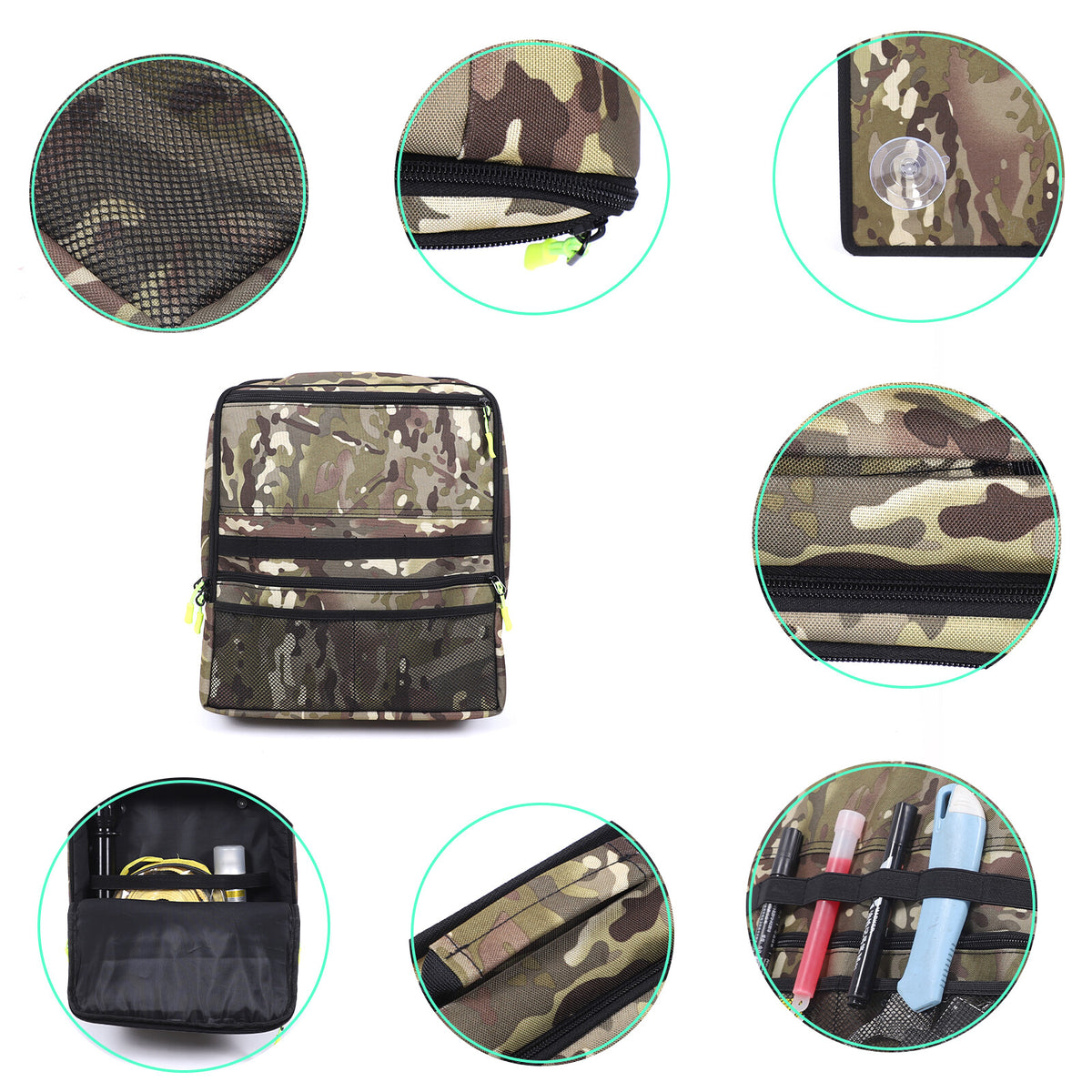 Camouflage Rear Trunk Side Window Storage Bag Tray For LR Defender 110 L663 20+ 24