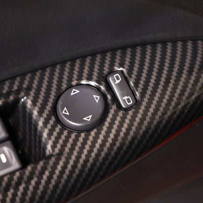 ABS Carbon Fiber Center Console Interior Trim Cover Full Set Kit For Corvette C6 - Styles 6-10 33